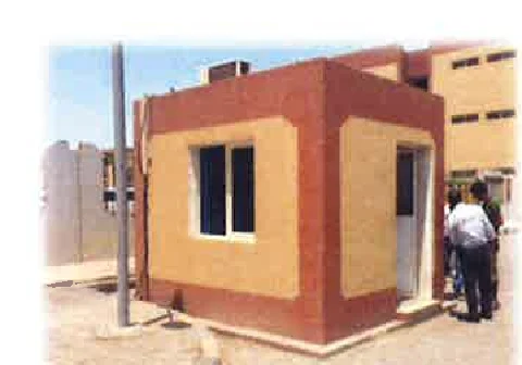 Uncoated control security cabin, Abu Dhabi