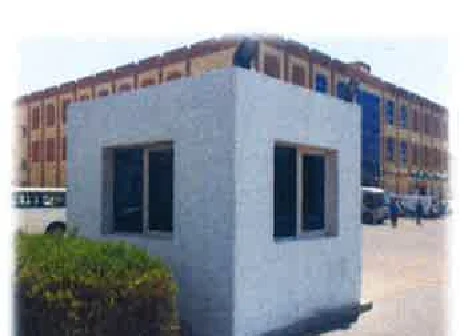 Security cabin coated with ThermBlock, Abu Dhabi