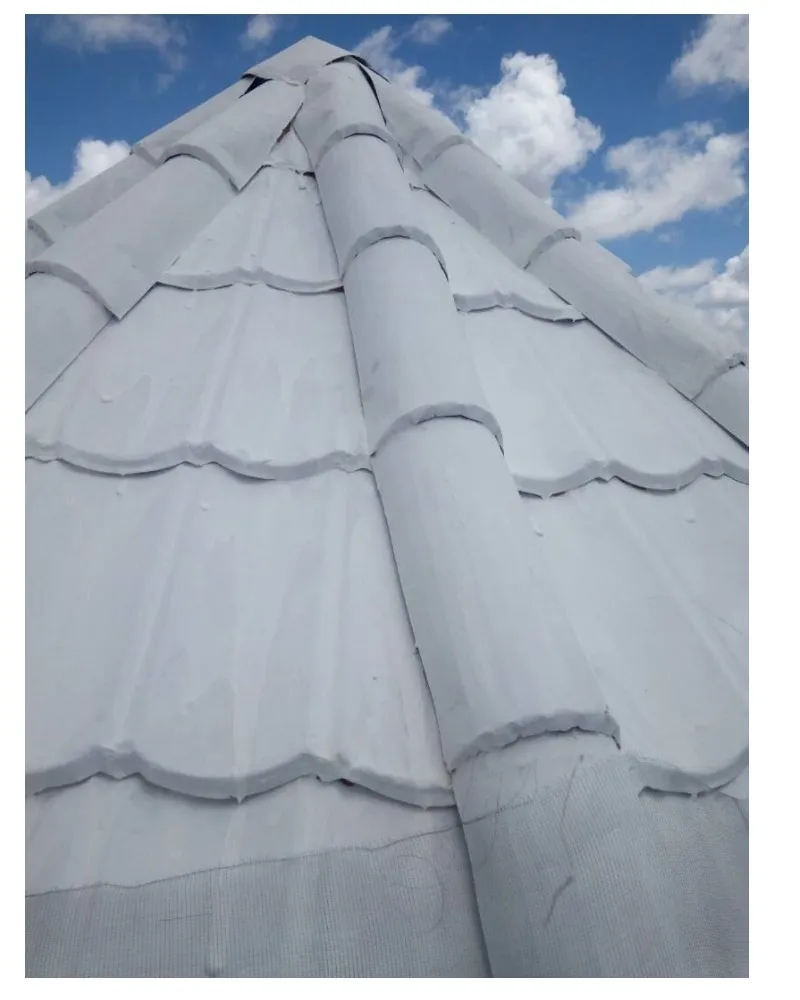 Tiled roof after ThermBlock treatment
