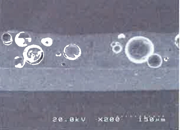 ×200 microscope image of the MIRA COOL coating